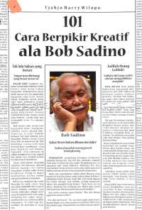 101 Cara berpikir kreatif ala Bob Sadino