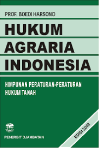 HUKUM AGRARIA INDONESIA