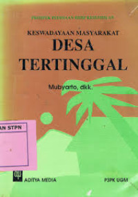 KESWADAYAAN MASYARAKAT DESA TERTINGGAL