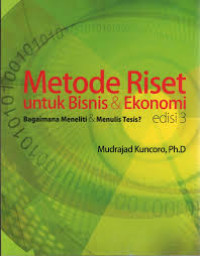 METODE RISET UNTUK BISNIS & EKONOMI