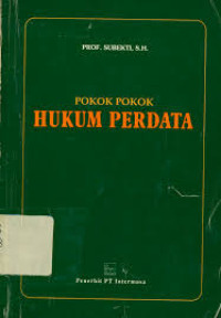 POKOK POKOK HUKUM PERDATA