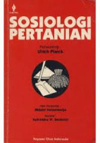 Image of SOSIOLOGI PERTANIAN