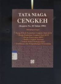 TATA NIAGA CENGKEH (KEPPRESS NO.20 TAHUN 1992)