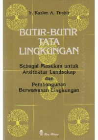 BUTIR-BUTIR TATA LINGKUNGAN