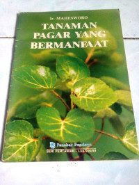 TANAMAN PAGAR YANG BERMANFAAT