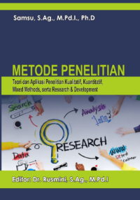 METODE PENELITIAN: teori dan aplikasi penelitian kualitatif, kuantitatif, mixed methods, serta research &
development