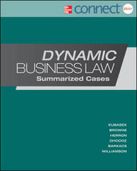 Image of DYNAMIC BUSINESS LAW : SUMMARIZED CASES