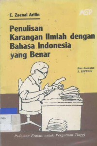 Image of PENULISAN KARANGAN ILMIAH DENGAN BAHASA INDONESIA YANG BENAR