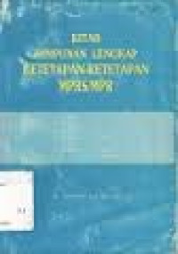 Image of KITAB HIMPUNAN LENGKAP KETETAPAN-KETETAPAN MPRS/MPR