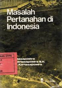 Image of MASALAH PERTANAHAN DI INDONESIA