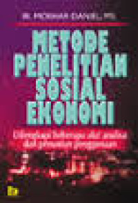 Image of METODE PENELITIAN SOSIAL EKONOMI