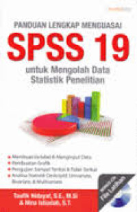 Image of PANDUAN LENGKAP MENGUASAI SPSS 19 UNTUK MENGOLAH DATA STATISTIK PENELITIAN