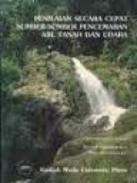 Image of PENILAIAN SECARA CEPAT SUMBER-SUMBER PENCEMARAN AIR, TANAH DAN UDARA