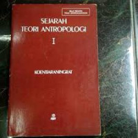 Image of SEJARAH TEORI ANTROPOLOGI I