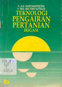Image of TEKNOLOGI PENGAIRAN PERTANIAN IRIGASI